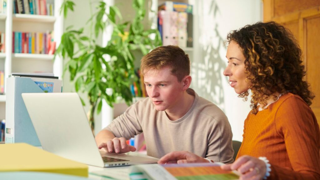 accountability coach helping kid with executive function
