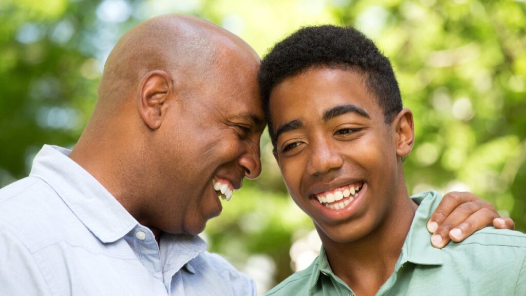 dad proud of son 